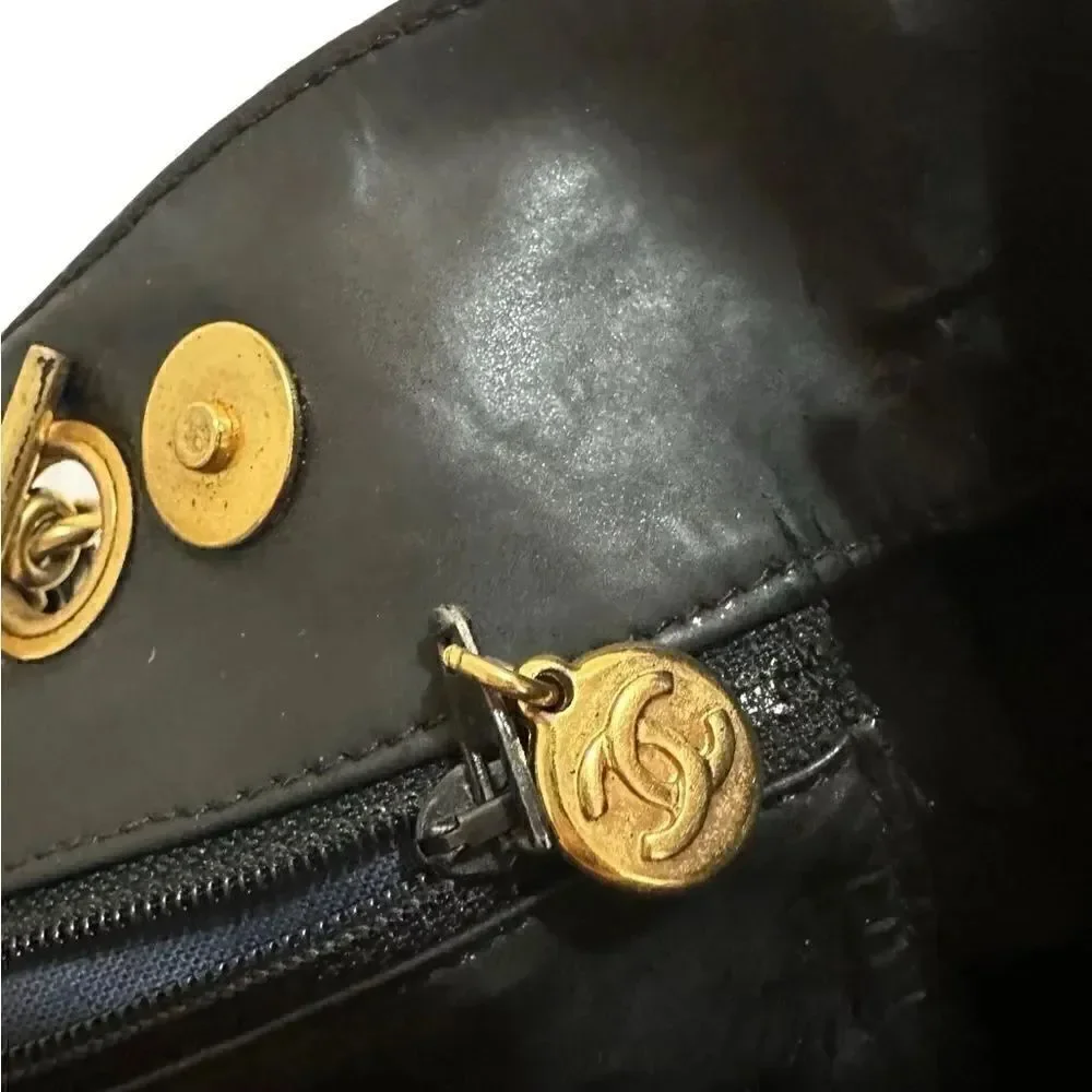 Authentic Chanel timeless  XL Vinly tote